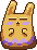 animated pixel art sprite of a fantasy video game bunny rabbit